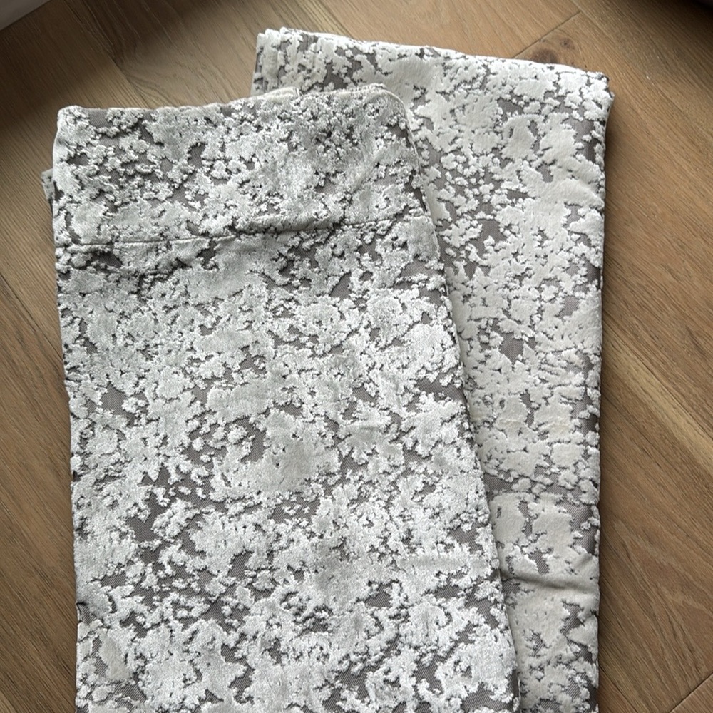 West Elm All Over Jacquard Velvet Curtains 48”W x 84”L (sold as pair)